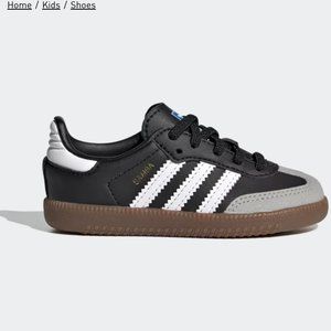 Adidas Samba OG Shoes baby Toddler Size 7 k Cloud White / Black / Gum - Sold out